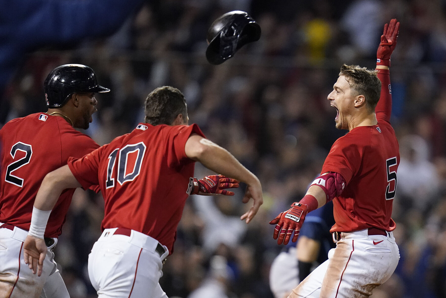 APTOPIX ALDS Rays Red Sox Baseball